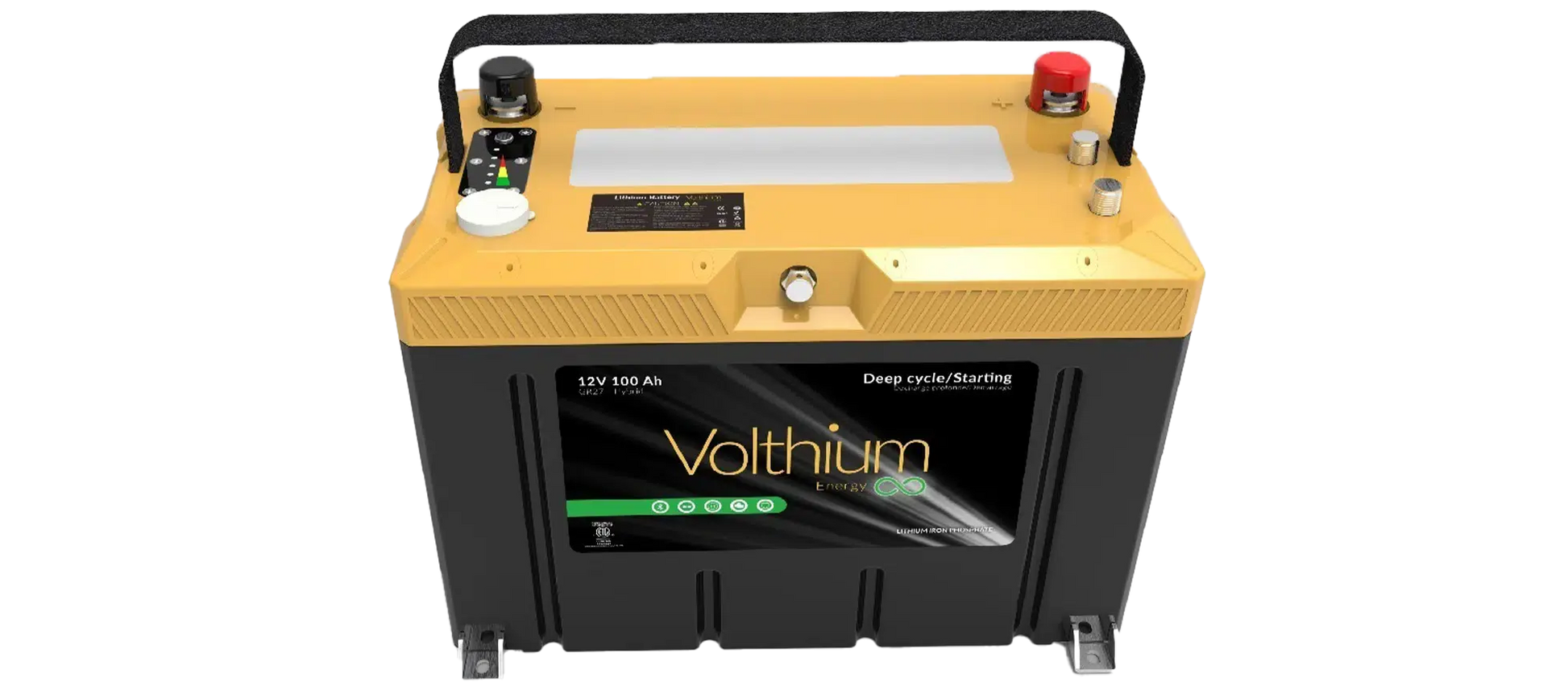Batterie Volthium 12V 100Ah – PRO Series (LiFePO₄, Bluetooth, IP67, 10 ans) Boutique Solaire Québec