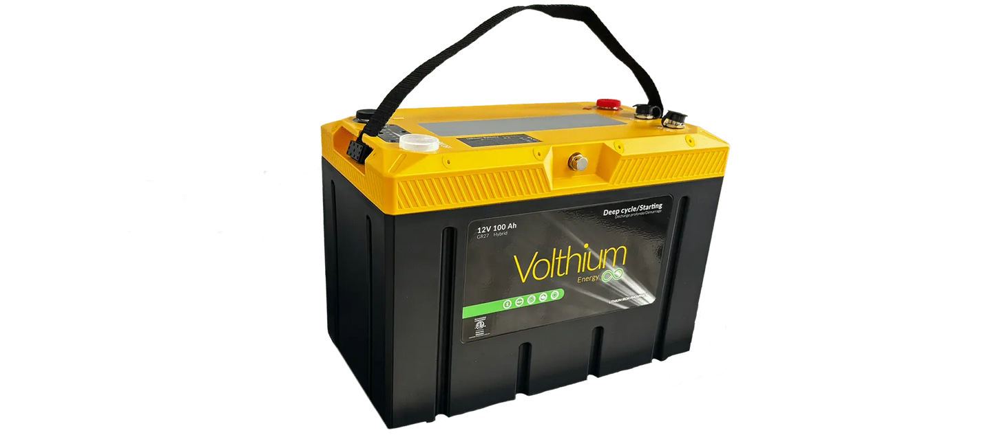 Batterie Volthium 12V 100Ah – PRO Series (LiFePO₄, Bluetooth, IP67, 10 ans) Boutique Solaire Québec