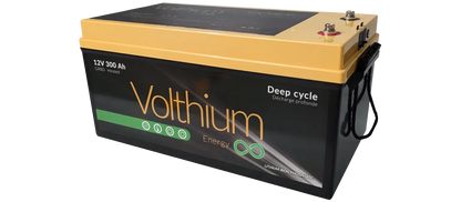 Batterie Volthium 12 V 300 Ah – Auto-chauffante LiFePO₄ 8D (Double chauffage, BMS accessible, IP55, 10 ans) Boutique Solaire Québec