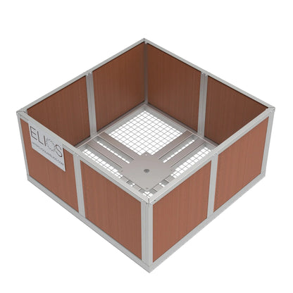 Elios Basket 4 Panel Post – Base en acier remplissable pour poteau Arbora P4 (1,5 m, 121 kg) Boutique Solaire Québec