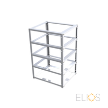 Rack pour Batteries Elios Pylontech – Compatible avec 4 Modules US5000 | Acier Galvanisé