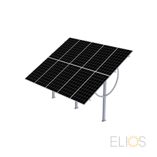 Elios Terra G10 – Support de montage au sol réglable pour 10 panneaux (acier HDG, inclinaison 25-55°, garantie 5 ans)