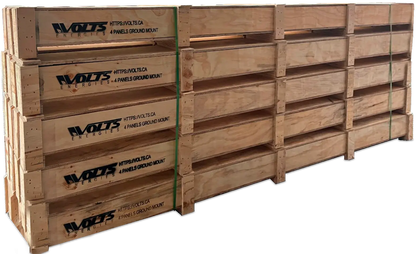 Elios Terra G4 – Système de montage au sol pour 4 panneaux 60/72 cellules (acier galvanisé + rails aluminium, 35°, garantie 5 ans) Elios