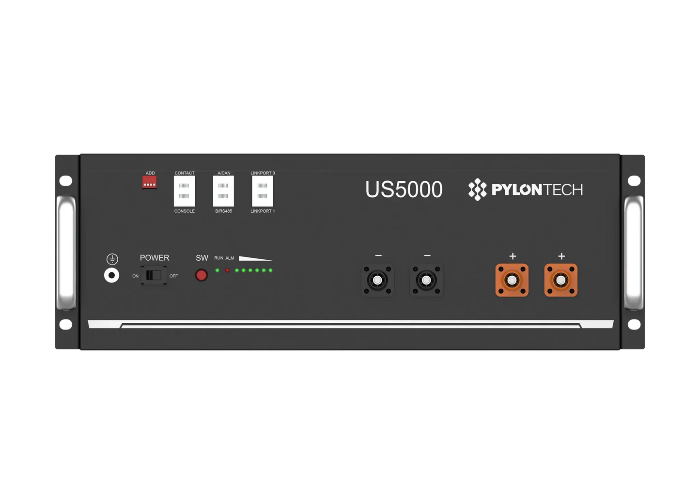 Pylontech US5000 48 V – 4.8 kWh LiFePO₄ (Rack 19″, 6000 cycles, CAN/RS485) Boutique Solaire Québec