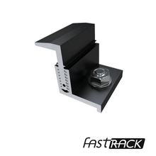 Pince fin universelle Fast-Rack 35-50mm noire pour panneaux solaires au Québec