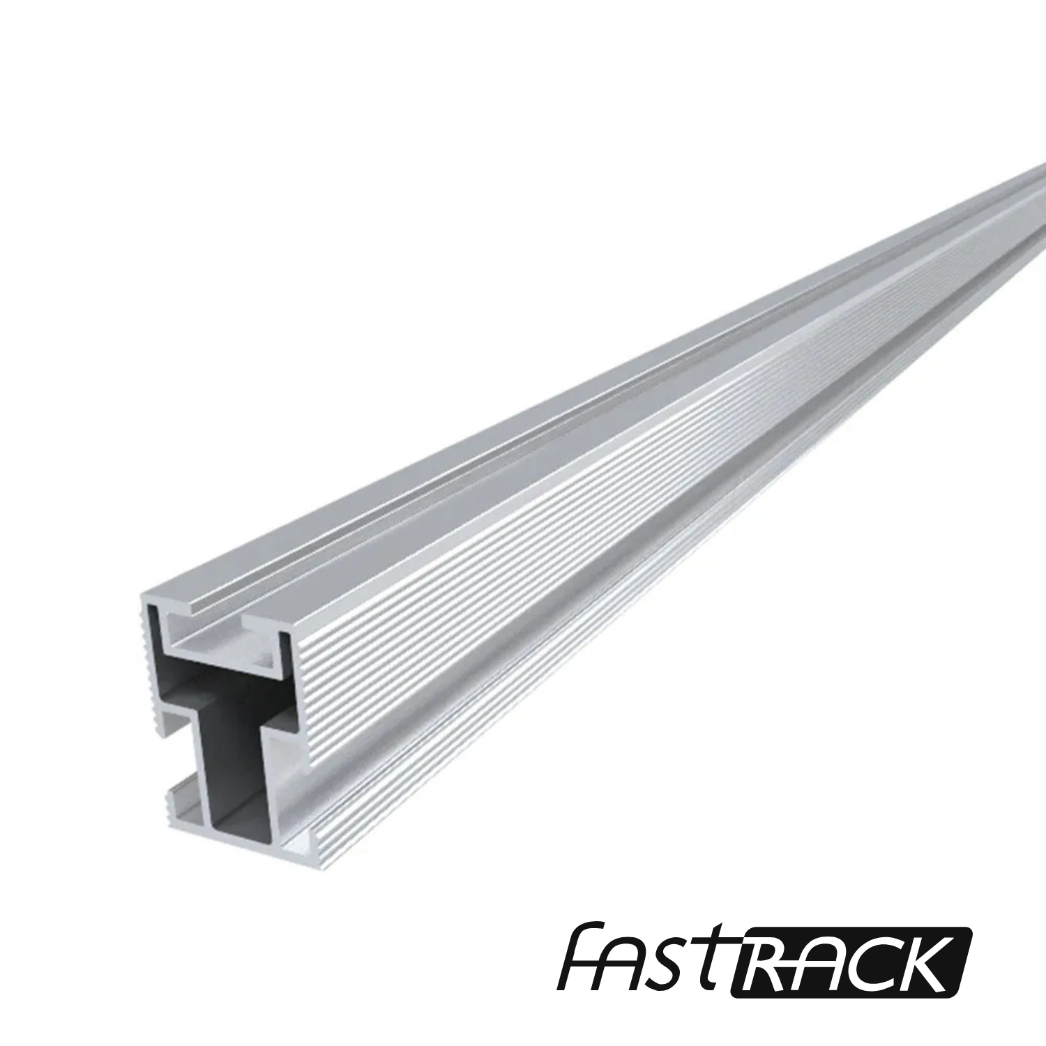 Rail Fast-Rack Ultra 128 pouces pour installation de panneaux solaires au Québec