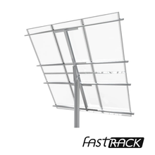 Support Fast-Rack TPM6 pour installation solaire au sol de 6 panneaux au Québec