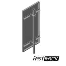 Support poteau vertical Fast-Rack VPM1-19 pour installation solaire au Québec