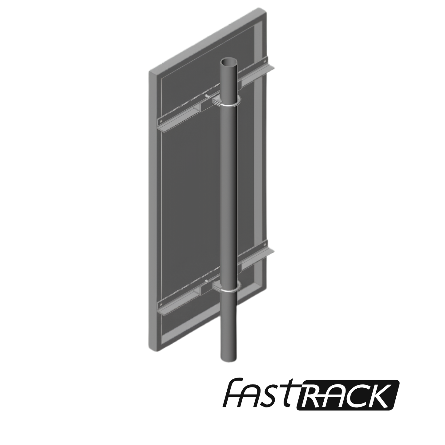 Support poteau vertical Fast-Rack VPM1-21 pour installation solaire au Québec