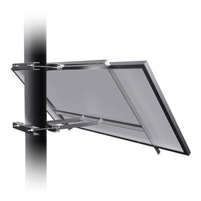 Elios Koala M1 – Support de montage pour 1 panneau 60/72 cellules sur poteau (acier galvanisé, garantie 5 ans) Elios