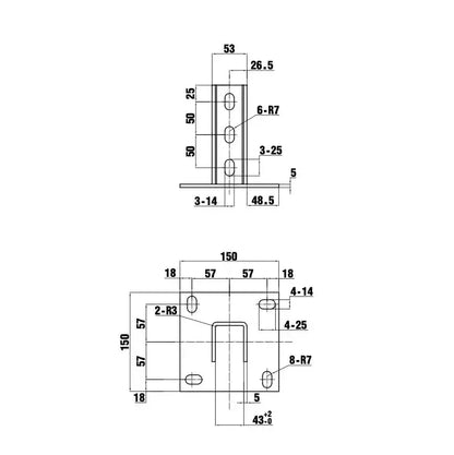 Elios Terra G8 – Système de montage au sol pour 8 panneaux 60/72 cellules (acier galvanisé, rails aluminium, garantie 5 ans) Boutique Solaire Québec